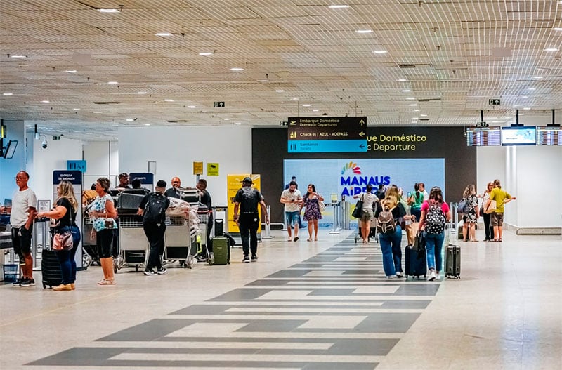 Temporal causa alternância de cinco voos no Aeroporto Internacional de Manaus