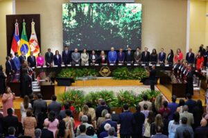 TCE-AM participa da solenidade de recondução de Leda Mara ao comando do MPAM